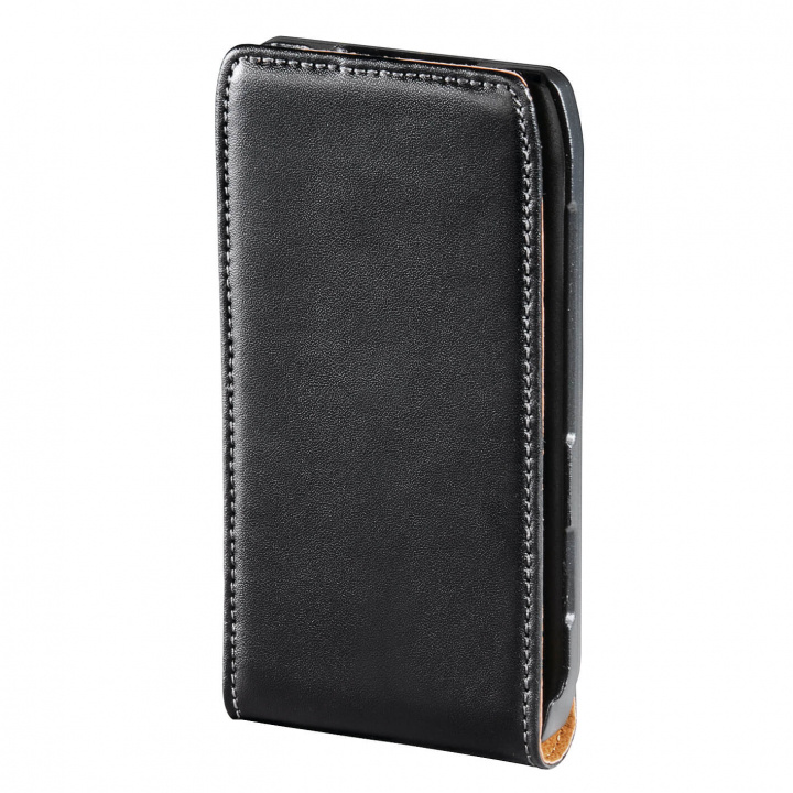 Hama Mobilväska Nokia X7 flip-front svart läder i gruppen SMARTPHONE & SURFPLATTOR / Mobilskydd / Nokia/Microsoft hos TP E-commerce Nordic AB (C30193)