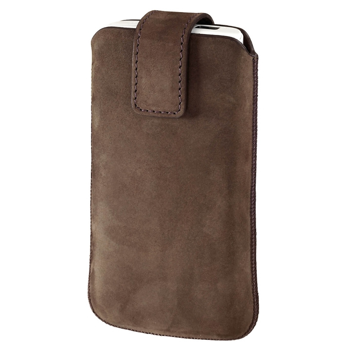 Hama Mobilväska Sleeve Universal Mörkbrun i gruppen SMARTPHONE & SURFPLATTOR / Mobilskydd / Universalskydd / Fodral hos TP E-commerce Nordic AB (C30197)