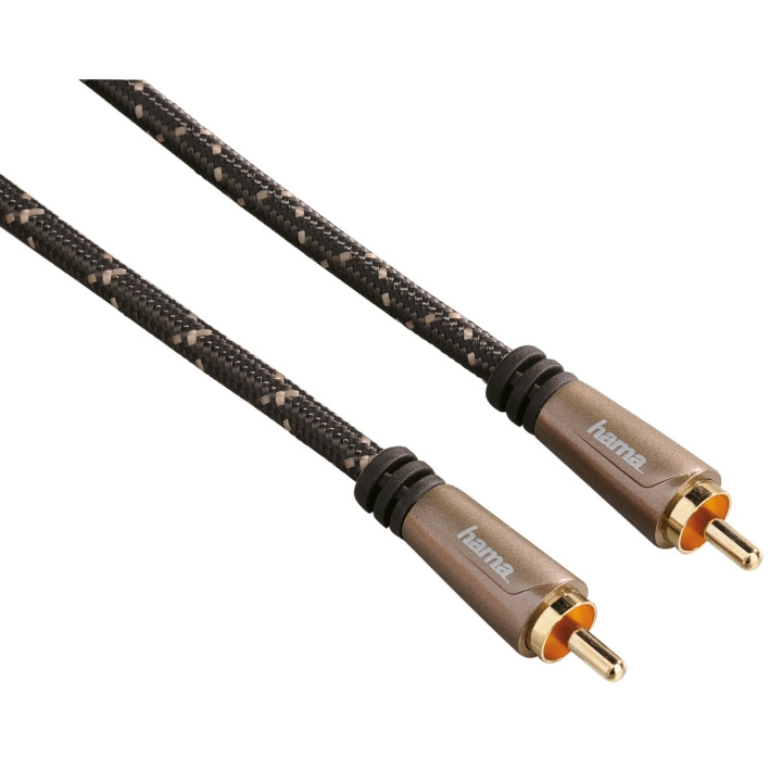 Hama Kabel Audio Digital RCA Pro Svart 3m i gruppen HEMELEKTRONIK / Kablar & Adaptrar / RCA-kablar & adaptrar / Kablar hos TP E-commerce Nordic AB (C30209)