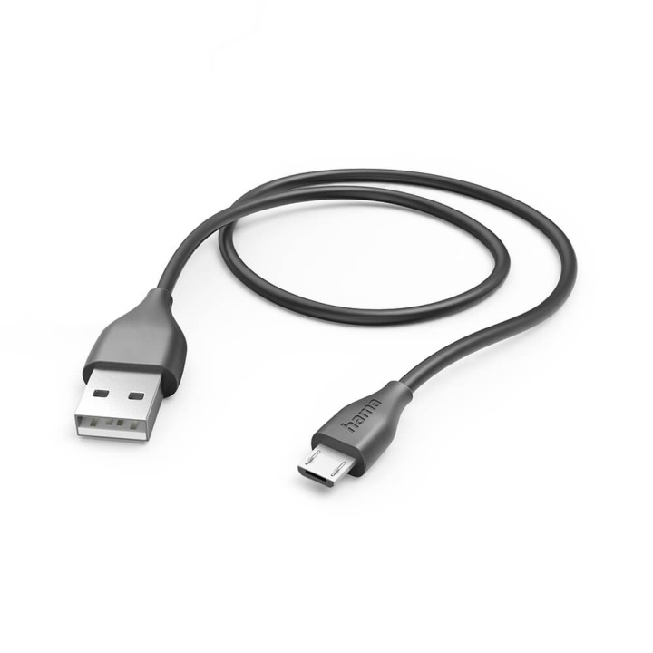 Hama Laddkabel USB-A till Micro-USB Svart 1,5m i gruppen SMARTPHONE & SURFPLATTOR / Laddare & Kablar / Kablar / Kablar microUSB hos TP E-commerce Nordic AB (C30217)
