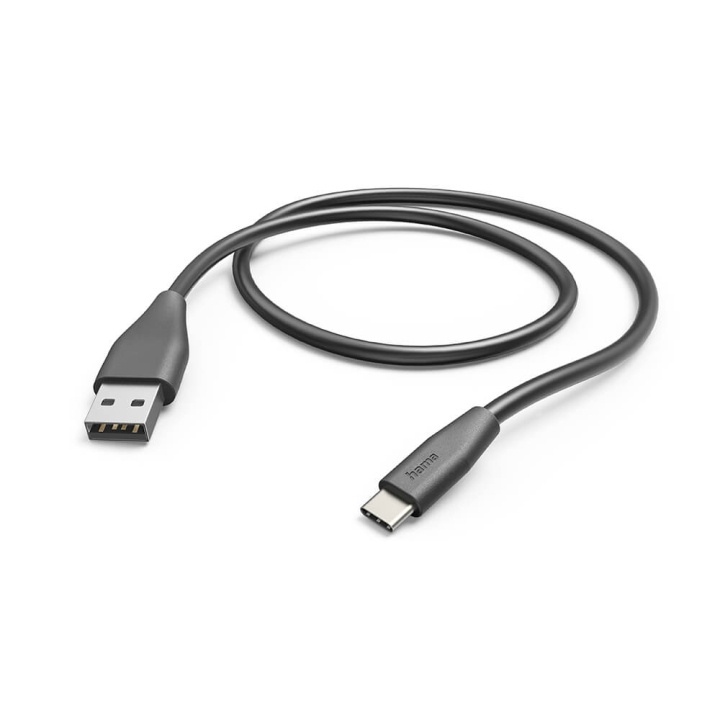 Hama Laddkabel USB-A till USB-C Svart 1,5m i gruppen SMARTPHONE & SURFPLATTOR / Laddare & Kablar / Kablar / Kablar Typ C hos TP E-commerce Nordic AB (C30220)