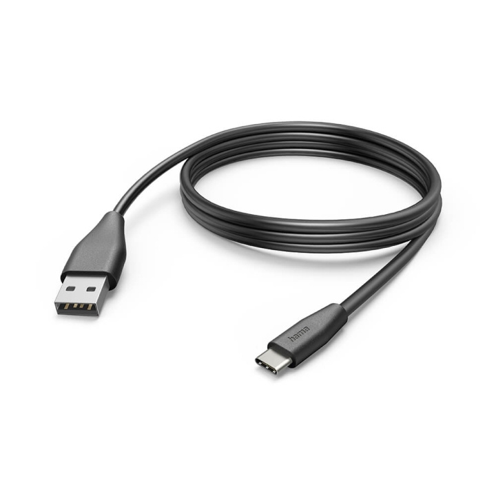 Hama Laddkabel USB-A till USB-C Svart 3,0m i gruppen SMARTPHONE & SURFPLATTOR / Laddare & Kablar / Kablar / Kablar microUSB hos TP E-commerce Nordic AB (C30221)