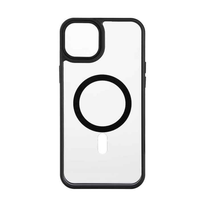 ONSALA Mobilskal Bumper MagSeries Black & Clear - iPhone 15 Plus i gruppen SMARTPHONE & SURFPLATTOR / Mobilskydd / Apple / iPhone 15 hos TP E-commerce Nordic AB (C30284)