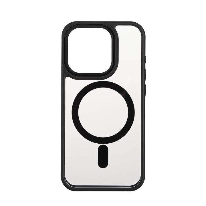 Onsala Mobilskal Bumper MagSeries Black & Clear - iPhone 15 Pro i gruppen SMARTPHONE & SURFPLATTOR / Mobilskydd / Apple / iPhone 15 hos TP E-commerce Nordic AB (C30285)