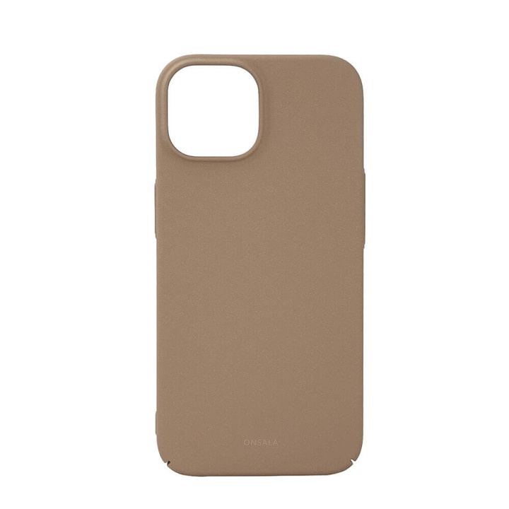 ONSALA Mobilskal Ultraslim Sand Burst Beige - iPhone 15 i gruppen SMARTPHONE & SURFPLATTOR / Mobilskydd / Apple / iPhone 15 hos TP E-commerce Nordic AB (C30294)