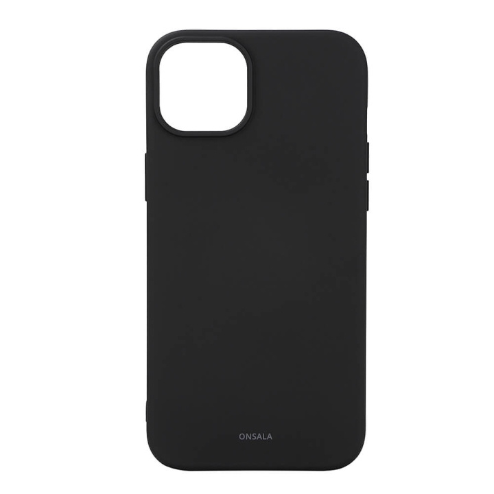 Onsala Mobilskal Silikon MagSeries Black - iPhone 15 Plus i gruppen SMARTPHONE & SURFPLATTOR / Mobilskydd / Apple / iPhone 15 hos TP E-commerce Nordic AB (C30362)