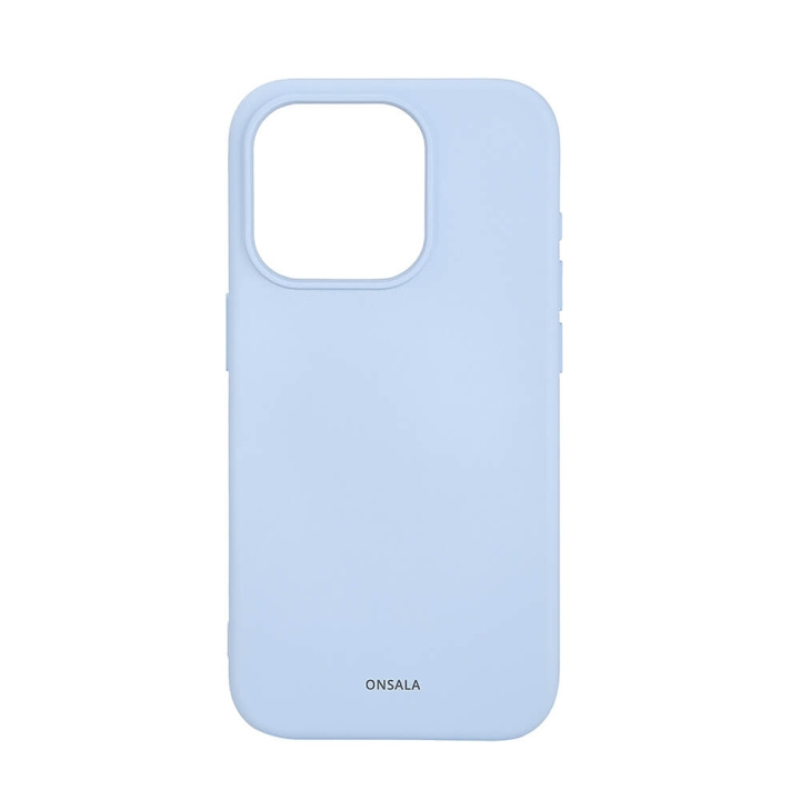 ONSALA Mobilskal med Silikonkänsla MagSeries Light Blue - iPhone 15 Pro i gruppen SMARTPHONE & SURFPLATTOR / Mobilskydd / Apple / iPhone 15 hos TP E-commerce Nordic AB (C30370)