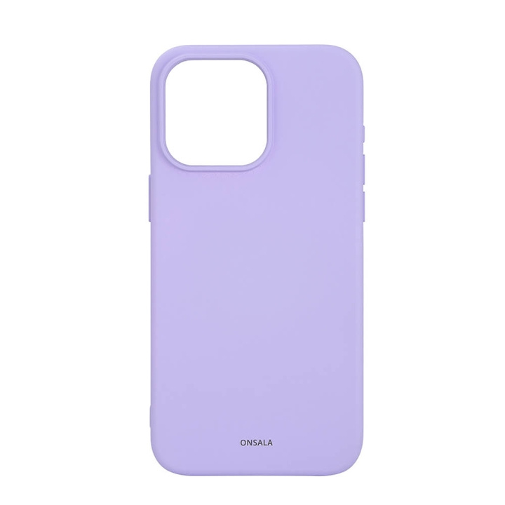 ONSALA Mobilskal med Silikonkänsla MagSeries Purple - iPhone 15 Pro Max i gruppen SMARTPHONE & SURFPLATTOR / Mobilskydd / Apple / iPhone 15 hos TP E-commerce Nordic AB (C30383)