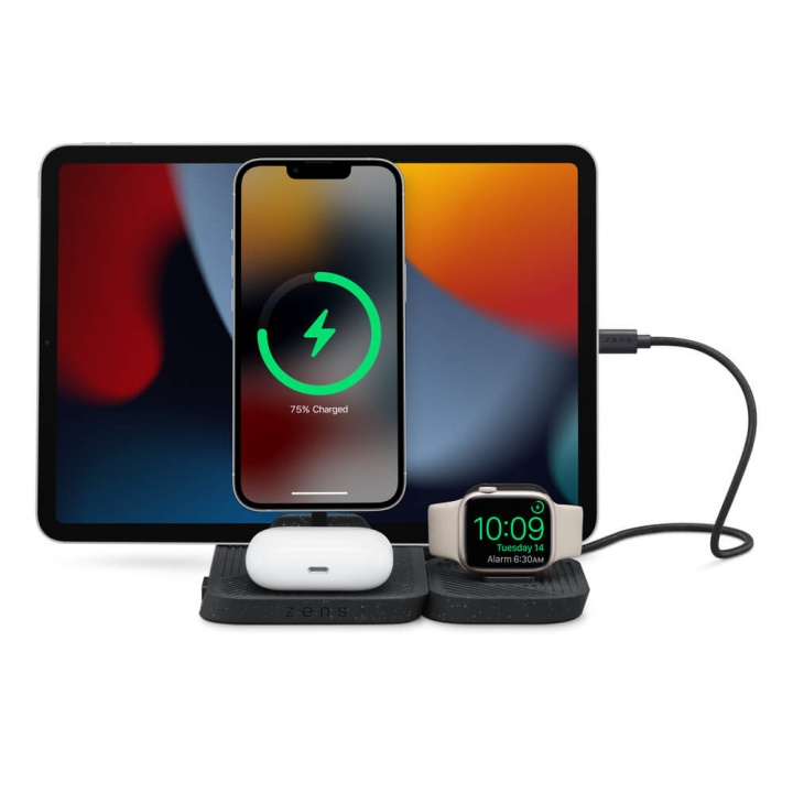 Zens Laddstation Modulär 4-i-1 i gruppen SMARTPHONE & SURFPLATTOR / Laddare & Kablar / Trådlösa Qi laddare hos TP E-commerce Nordic AB (C30389)