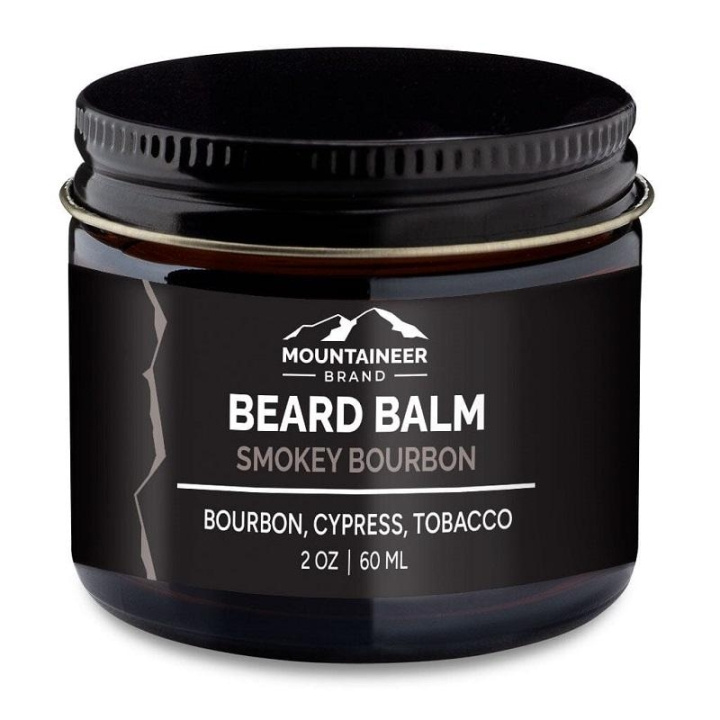 Mountaineer Brand Smokey Bourbon Beard Balm 60ml i gruppen SKÖNHET & HÄLSA / Hår & Styling / Skäggvård / Mustaschvax hos TP E-commerce Nordic AB (C30433)