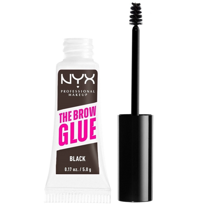 NYX PROF. MAKEUP The Brow Glue Instant Brow Styler 05 Black i gruppen SKÖNHET & HÄLSA / Makeup / Ögon & Ögonbryn / Ögonbrynsgel hos TP E-commerce Nordic AB (C30459)