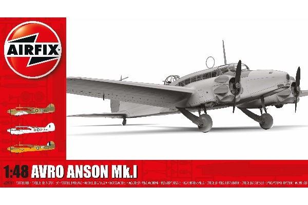 AIRFIX Avro Anson Mk.I i gruppen SPORT, FRITID & HOBBY / Hobby / Plastmodeller / Flyg/Helikoptrar hos TP E-commerce Nordic AB (C30468)