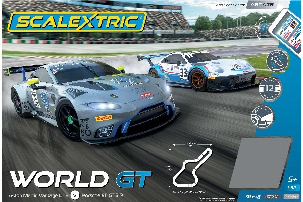 Scalextric ARC AIR - World GT 1:32 | LEKSAKER, BARN- & BABYPRODUKTER - Radiostyrt - Bilbanor - Bilar | GameStuff