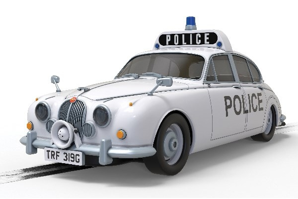 Scalextric Jaguar MK2 - Police Edition 1:32 i gruppen LEKSAKER, BARN- & BABYPRODUKTER / Radiostyrt / Bilbanor / Bilar hos TP E-commerce Nordic AB (C30512)