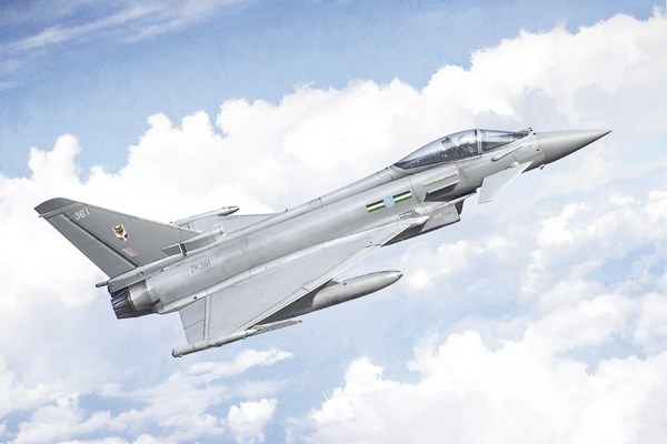 ITALERI 1:72 Eurofighter Typhoon EF-2000 i gruppen SPORT, FRITID & HOBBY / Hobby / Plastmodeller / Flyg/Helikoptrar hos TP E-commerce Nordic AB (C30536)