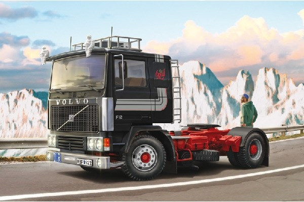 ITALERI 1:24 Volvo F-12 Intercooler m/tillbehör i gruppen SPORT, FRITID & HOBBY / Hobby / Plastmodeller / Bilar hos TP E-commerce Nordic AB (C30539)