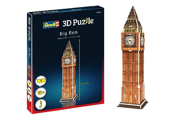Revell 3D Puzzle Big Ben i gruppen SPORT, FRITID & HOBBY / Hobby / Plastmodeller / Diverse hos TP E-commerce Nordic AB (C30546)