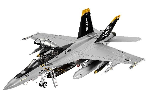 Revell F/A-18F Super Hornet i gruppen SPORT, FRITID & HOBBY / Hobby / Plastmodeller / Flyg/Helikoptrar hos TP E-commerce Nordic AB (C30562)