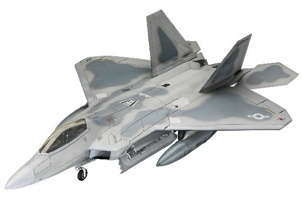 Revell Lockheed Martin F-22A Raptor 1:72 i gruppen SPORT, FRITID & HOBBY / Hobby / Plastmodeller / Flyg/Helikoptrar hos TP E-commerce Nordic AB (C30565)