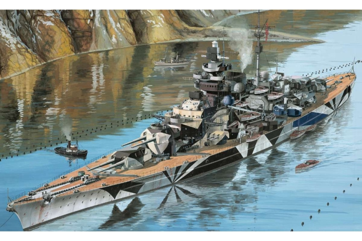 Revell German Battleship WWII Tirpitz 1:350 i gruppen SPORT, FRITID & HOBBY / Hobby / Plastmodeller / Skepp hos TP E-commerce Nordic AB (C30570)