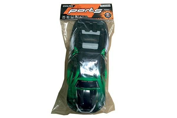 BLACKZON 1508 Car Shell green i gruppen LEKSAKER, BARN- & BABYPRODUKTER / Radiostyrt / Reservdelar & Extra Tillbehör / Blackzon hos TP E-commerce Nordic AB (C30639)