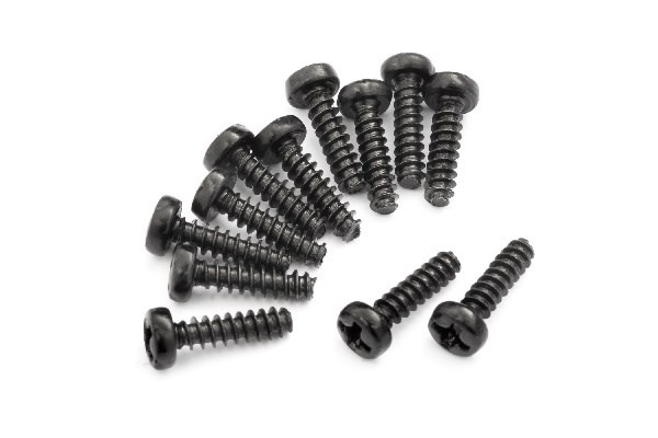 BLACKZON Pan head Self Tapping Screws PBHO2.6*10mm i gruppen LEKSAKER, BARN- & BABYPRODUKTER / Radiostyrt / Reservdelar & Extra Tillbehör / Blackzon hos TP E-commerce Nordic AB (C30745)