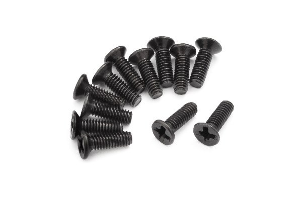 BLACKZON Countersunk Screws KM2.5*8 i gruppen LEKSAKER, BARN- & BABYPRODUKTER / Radiostyrt / Reservdelar & Extra Tillbehör / Blackzon hos TP E-commerce Nordic AB (C30746)