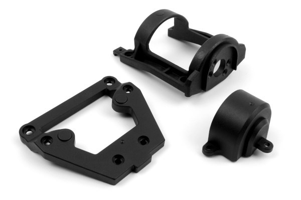 BLACKZON Motor Mount/Front Steering Plate Set | LEKSAKER, BARN- & BABYPRODUKTER - Radiostyrt - Reservdelar & Extra Tillbehör - Blackzon | GameStuff
