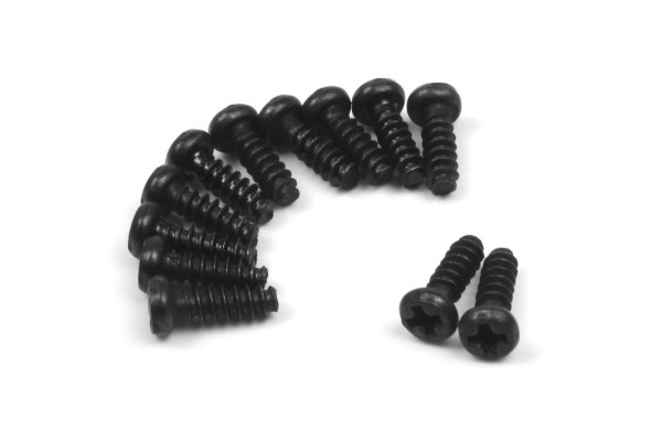 BLACKZON Pan Head Self Tapping Screws 6x8mm (12pcs) i gruppen LEKSAKER, BARN- & BABYPRODUKTER / Radiostyrt / Reservdelar & Extra Tillbehör / Blackzon hos TP E-commerce Nordic AB (C30808)