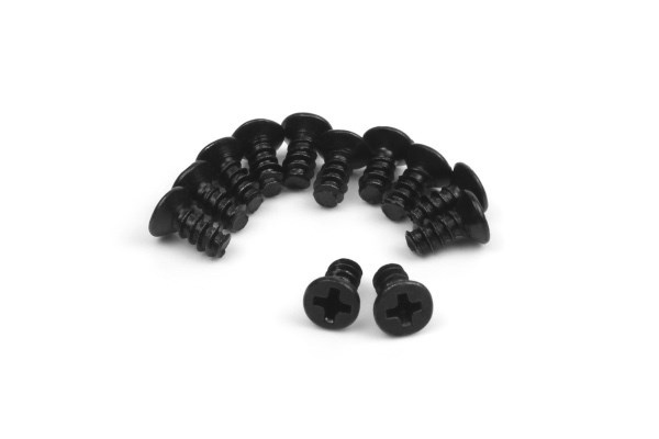 BLACKZON Countersunk Self Tapping Screws 6x6mm (12pcs) i gruppen LEKSAKER, BARN- & BABYPRODUKTER / Radiostyrt / Reservdelar & Extra Tillbehör / Blackzon hos TP E-commerce Nordic AB (C30810)