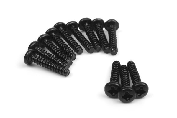 BLACKZON Pan Head Self Tapping Screws 3x15mm (12pcs) i gruppen LEKSAKER, BARN- & BABYPRODUKTER / Radiostyrt / Reservdelar & Extra Tillbehör / Blackzon hos TP E-commerce Nordic AB (C30811)