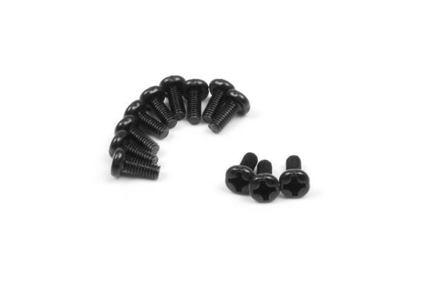 BLACKZON Pan Head Screws 2.5x6mm (12pcs) i gruppen LEKSAKER, BARN- & BABYPRODUKTER / Radiostyrt / Reservdelar & Extra Tillbehör / Blackzon hos TP E-commerce Nordic AB (C30812)