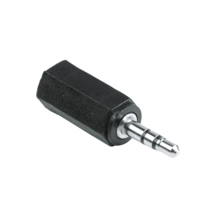 HAMA Adapter Audio 3.5mm-2.5mm Hane-Hona Stereo Svart i gruppen HEMELEKTRONIK / Kablar & Adaptrar / Ljud Analog / Adaptrar hos TP E-commerce Nordic AB (C30900)