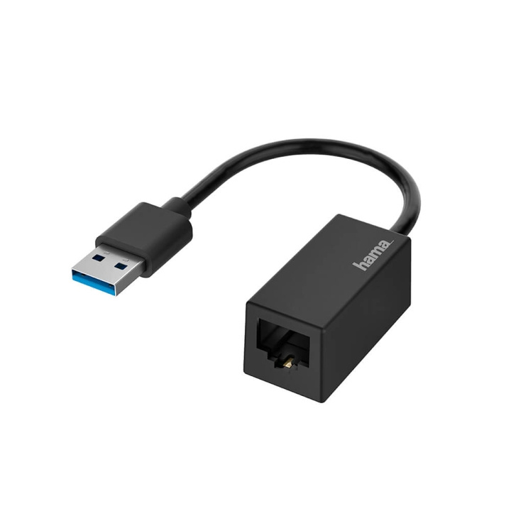Hama Adapter Nätverk USB 3.0 USB - LAN/Ethernet 10/100/1000 i gruppen DATORER & KRINGUTRUSTNING / Datorkablar / Nätverkskablar / Adaptrar & Skarvdon hos TP E-commerce Nordic AB (C30962)