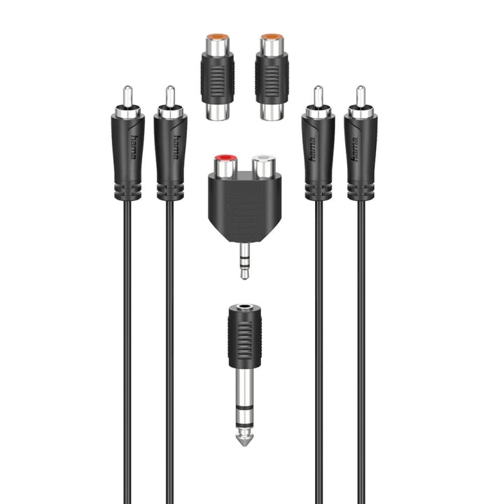 Hama RCA Anslutningssats 2.5m i gruppen HEMELEKTRONIK / Kablar & Adaptrar / RCA-kablar & adaptrar / Kablar hos TP E-commerce Nordic AB (C31023)