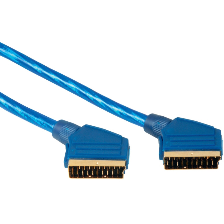 Hama Kabel Scart 25p Bulk Blå 1.5m i gruppen HEMELEKTRONIK / Kablar & Adaptrar / Scart hos TP E-commerce Nordic AB (C31064)
