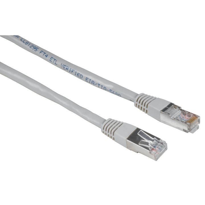 Hama Kabel Nätverk CAT5e STP 25p Bulk Grå 5m i gruppen DATORER & KRINGUTRUSTNING / Datorkablar / Nätverkskablar / Cat5e hos TP E-commerce Nordic AB (C31068)