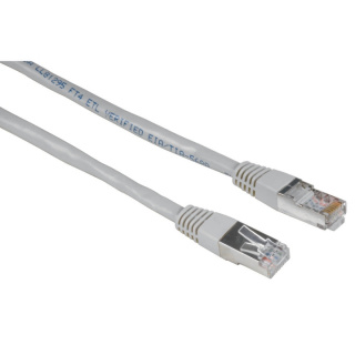 Hama Kabel Nätverk CAT5e STP 25p Bulk Grå 5m