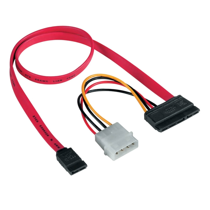 Hama Kabel SATA Med Integrerad Strömförsörjning ST i gruppen DATORER & KRINGUTRUSTNING / Datorkablar / Interna / SATA hos TP E-commerce Nordic AB (C31074)