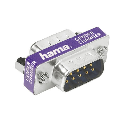 HAMA Adapter 9pinD-9pinD Hane-Hane i gruppen DATORER & KRINGUTRUSTNING / Datorkablar / VGA / Adaptrar hos TP E-commerce Nordic AB (C31081)