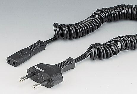 Hama Nätkabel 2-pol 1,5m svart rakapparatkabel i gruppen SKÖNHET & HÄLSA / Hår & Styling / Rakning & Trimning / Rakapparater Tillbehör hos TP E-commerce Nordic AB (C31102)