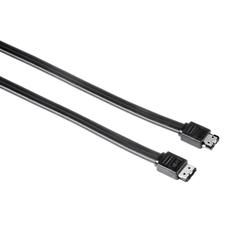 Hama Kabel SATA II Extern Svart 0.9m i gruppen DATORER & KRINGUTRUSTNING / Datorkablar / Interna / SATA hos TP E-commerce Nordic AB (C31164)