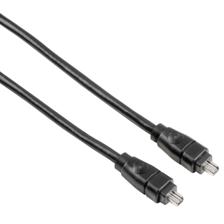 HAMA Kabel FireWire 4-4 Svart 2m i gruppen DATORER & KRINGUTRUSTNING / Datorkablar / Firewire hos TP E-commerce Nordic AB (C31181)