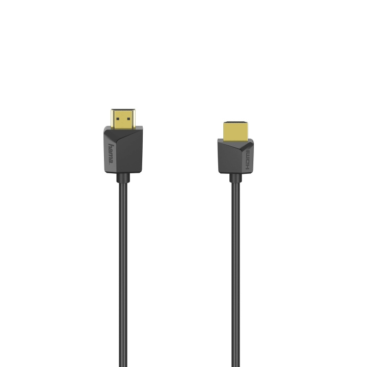 Hama Kabel HDMI Ethernet Flexislim Svart 5m i gruppen HEMELEKTRONIK / Kablar & Adaptrar / HDMI / Kablar hos TP E-commerce Nordic AB (C31188)