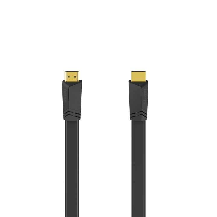 HAMA Kabel HDMI Ethernet Platt Svart 1.5m i gruppen HEMELEKTRONIK / Kablar & Adaptrar / HDMI / Kablar hos TP E-commerce Nordic AB (C31190)