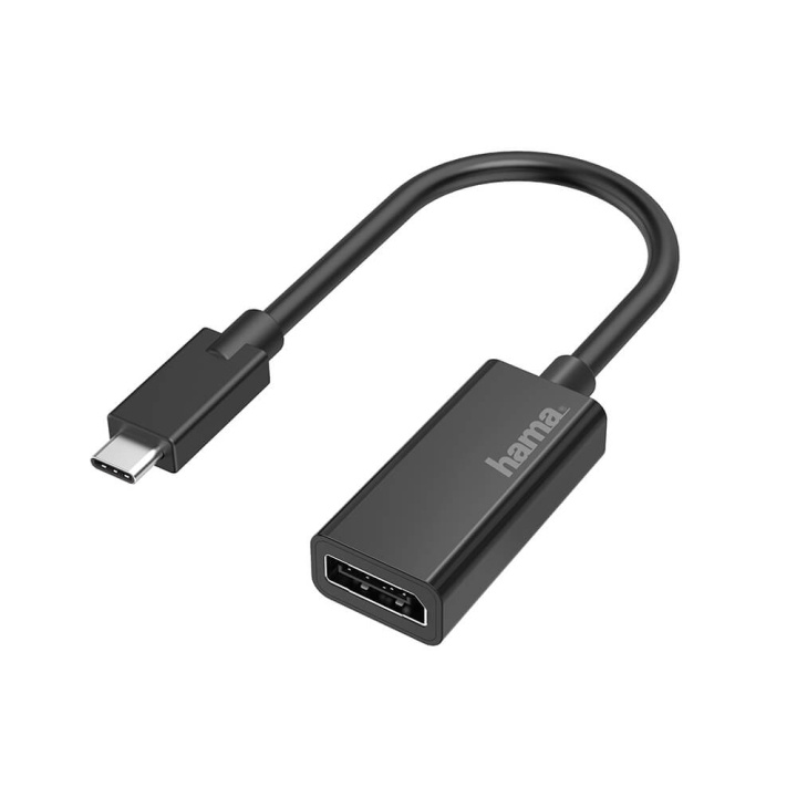 Hama Adapter Video USB-C till DisplayPort Ultra-HD 4K i gruppen DATORER & KRINGUTRUSTNING / Datorkablar / DisplayPort / Adaptrar hos TP E-commerce Nordic AB (C31205)