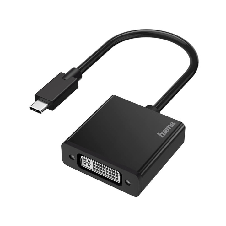 Hama Video Adapter USB-C till DVI Ultra-HD 4K i gruppen DATORER & KRINGUTRUSTNING / Datorkablar / DisplayPort / Adaptrar hos TP E-commerce Nordic AB (C31206)