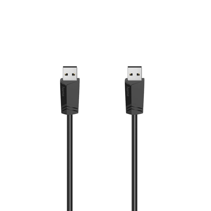 Hama Kabel USB A-A Svart 1,5m i gruppen DATORER & KRINGUTRUSTNING / Datorkablar / USB-kablar / USB-A / Kablar hos TP E-commerce Nordic AB (C31209)