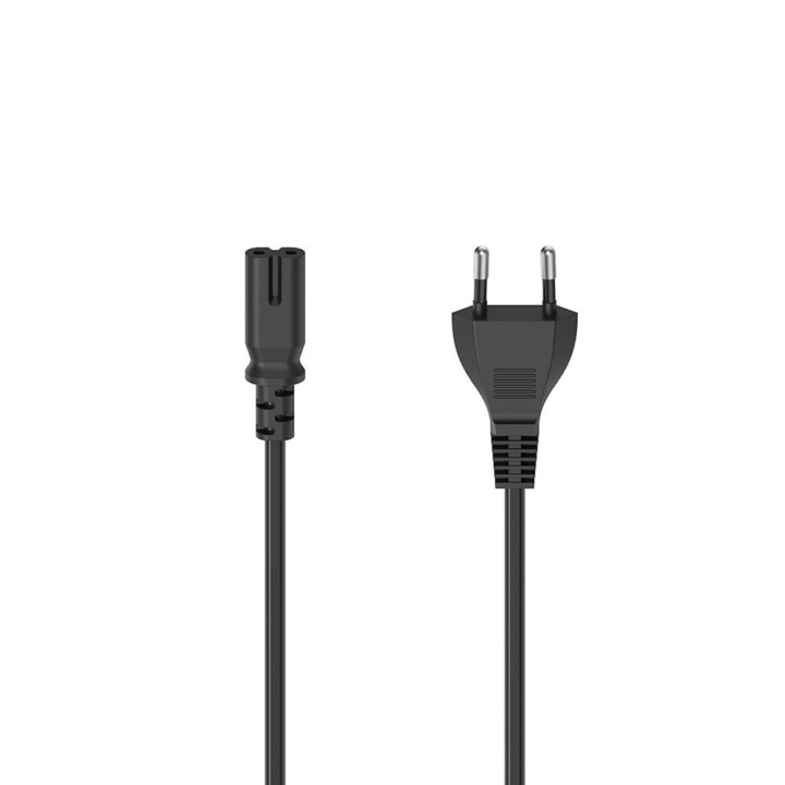 Hama Mains Cable Euro Plug Black 1.5m i gruppen DATORER & KRINGUTRUSTNING / Datorkablar / Apparatkablar hos TP E-commerce Nordic AB (C31244)