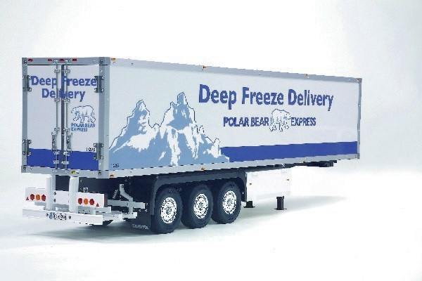 TAMIYA 1/14 3-Axle reefer semi trailer i gruppen LEKSAKER, BARN- & BABYPRODUKTER / Radiostyrt / Övrigt radiostyrt hos TP E-commerce Nordic AB (C31490)